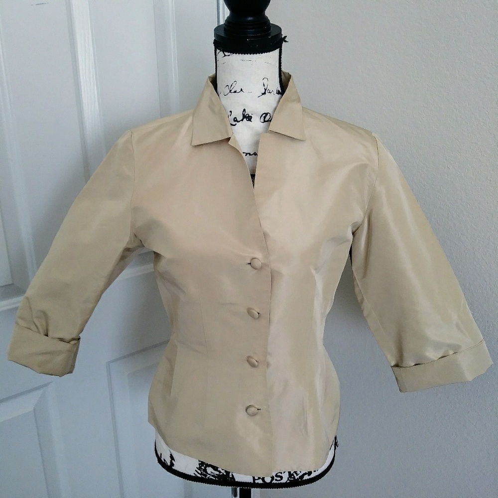 Designer Sylvia Heisel Silk blazer